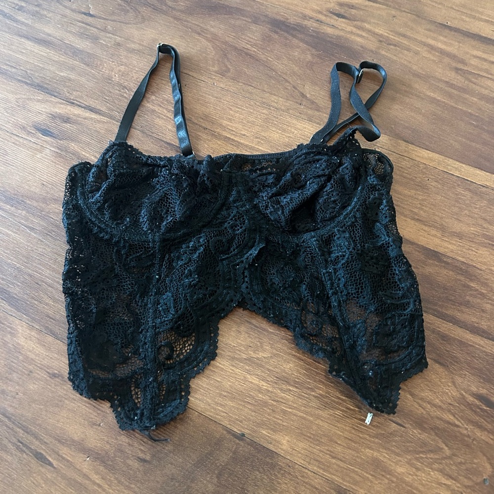 Forever 21 Black Lace Bra Intimates & Sleepwear